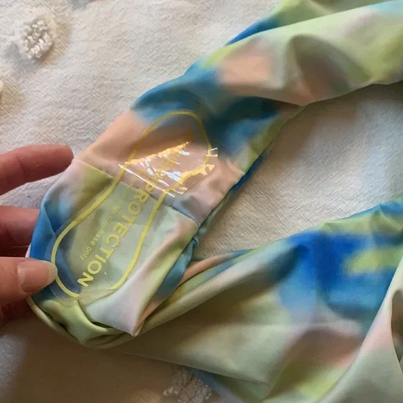 NWT Aila Blue Betty Bottoms in Acid Tie Dye M - Picture 8 of 9